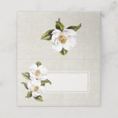 南マグノリア結婚の折り畳み座席表 プレイスカード (外部開封)