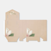 南マグノリア結婚の花 |アンティーク赤面 フェイバーボックス (折り畳みなし)