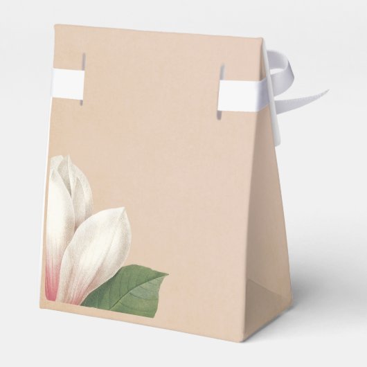 南マグノリア結婚の花 |アンティーク赤面 フェイバーボックス (裏面サイド)