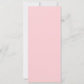 南マグノリア結婚の花 |ピンクと白 招待状 (裏面)