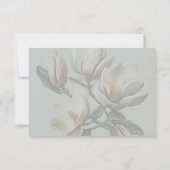 南マグノリア結婚の願い井戸のメッセージ ノートカード (裏面)