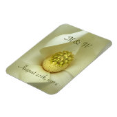 南マグノリア結婚式の引き出物磁石 マグネット (左側)