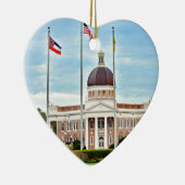 南ミシシッピーの大学 セラミックオーナメント (右)