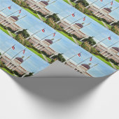 南ミシシッピーの大学 ラッピングペーパー (角)