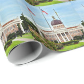 南ミシシッピーの大学 ラッピングペーパー (ロールコーナー)