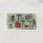 南ミズーリの巣箱{カスタム設計される} 名刺 (裏面)