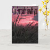 南ミズーリの美しい田園設定 カード (黄色い花)