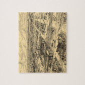 南ミルウォーキー(1906年)のヴィンテージの絵解き地図 ジグソーパズル (縦)