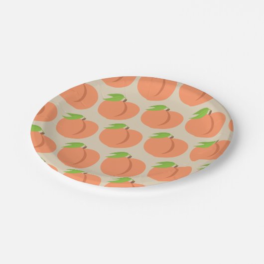 南モモEmoji -夏のパーティーのプレートの供給 ペーパープレート (アングル)