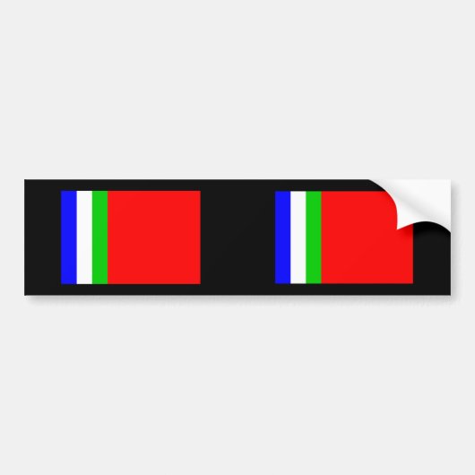 南モルッカ諸島、インドネシア バンパーステッカー (正面)