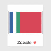 南モルーカス国旗 シール (シート)