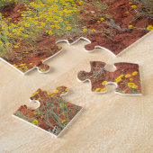 南ユタの砂漠の野生の花 ジグソーパズル (側面)