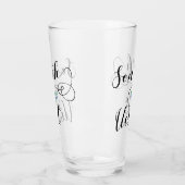 南ユースト国旗のハート、外側のヘブリデス タンブラーグラス (左)