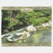 南リバー0365 フリースブランケット (正面(横))