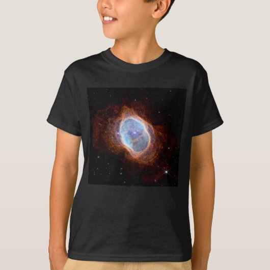 南リングや輪星雲宇宙ジェームズウェッブ望遠鏡 Tシャツ (正面)