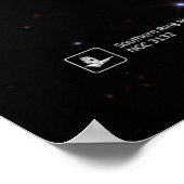 南リングや輪星雲NGC 3132 (James Webb/JWST) ポスター (角)
