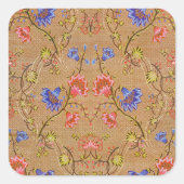 南京中国の皇帝赤金ゴールド錦 スクエアシール (正面)