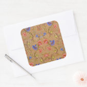 南京中国の皇帝赤金ゴールド錦 スクエアシール (封筒)