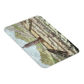 南京焼の磁器の塔、'Entからプレート12 マグネット (右側)