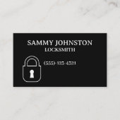 南京錠の錠前屋 名刺 (正面)