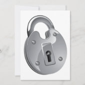 南京錠招待状 招待状 (正面)