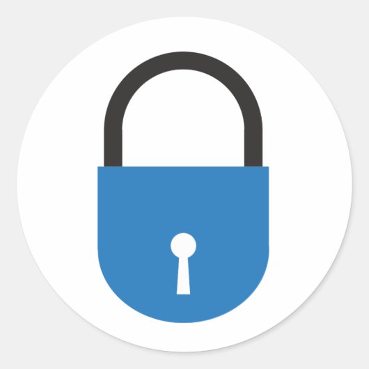 🔒 – 南京錠 ラウンドシール (正面)