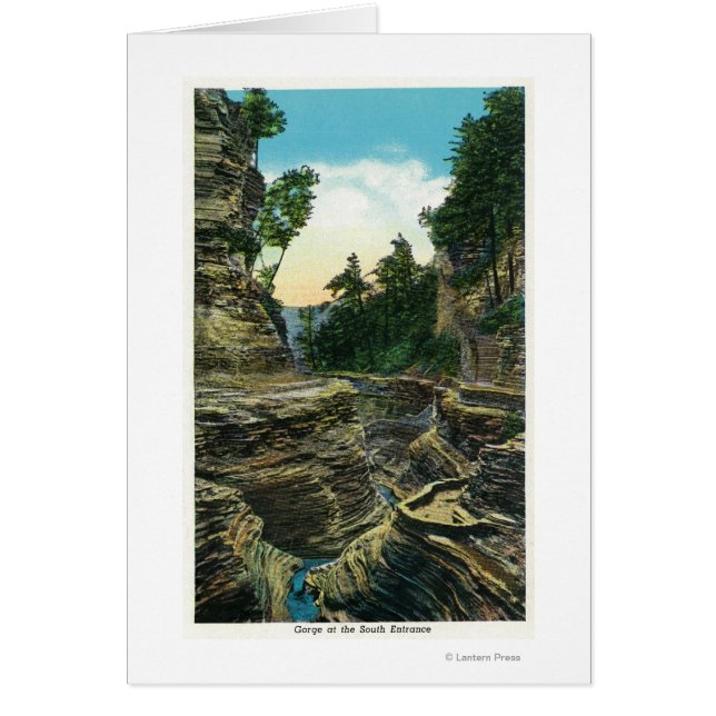 南入り口の峡谷の眺め (正面)