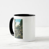 南入り口の峡谷の眺め マグカップ (正面左)