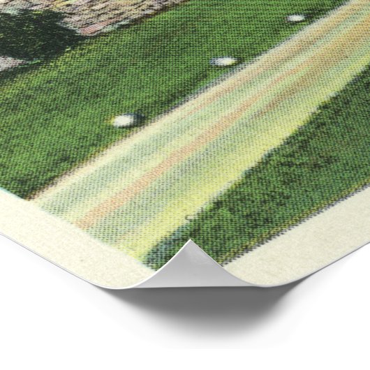 南兵舎の旗からの表示 ポスター (角)