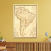 南北アメリカ2 キャンバスプリント (インサイチュ (リビング))