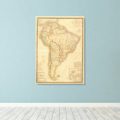 南北アメリカ2 キャンバスプリント (インサイチュ (ウッドフロア))