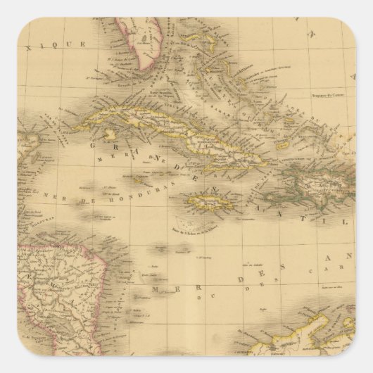 南北アメリカ2 スクエアシール (正面)