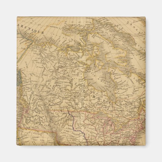 南北アメリカ2 マグネット (正面)