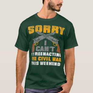 南北戦争がアメリカ史の再現に Tシャツ