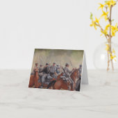 南北戦争の再現バトルアートノテカード カード (黄色い花)