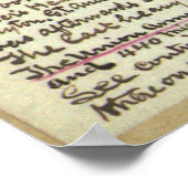 南北戦争の南の山 ポスター (角)