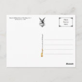 南北戦争の南州の地図 ポストカード (裏面)