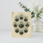 南北戦争の南部指導者 ポストカード (スタンド正面)