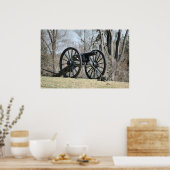 南北戦争の大砲 ポスター (キッチン)