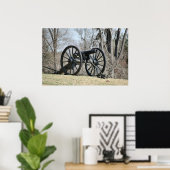 南北戦争の大砲 ポスター (ホームオフィス)