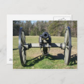 南北戦争の大砲 ポストカード (正面/裏面)