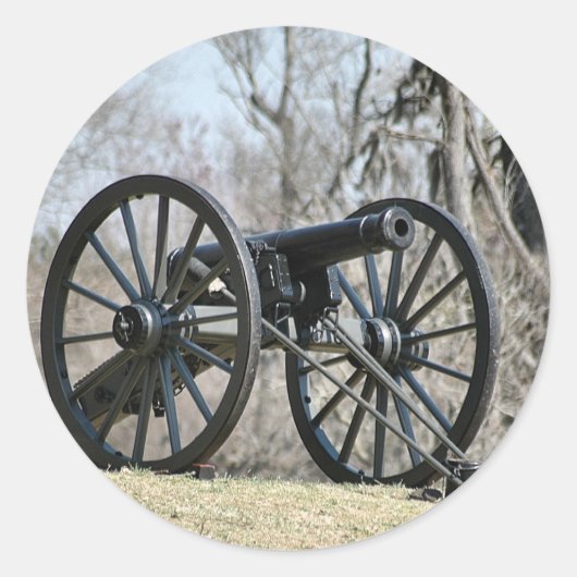 南北戦争の大砲 ラウンドシール (正面)