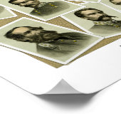 南北戦争の指揮官の連合 ポスター (角)