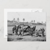 南北戦争の救急隊 ポストカード (正面/裏面)
