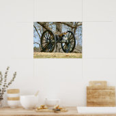 南北戦争の真鍮キャノン ポスター (キッチン)