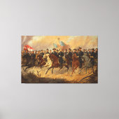南北戦争の芸術作品「グラント将軍とその将軍たち」 キャンバスプリント (正面)