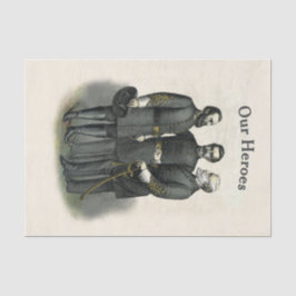 南北戦争の英雄の連合 薄葉紙