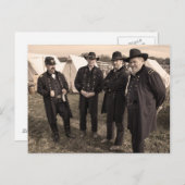 南北戦争はがき連合将軍 ポストカード (正面/裏面)