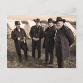 南北戦争はがき連合将軍 ポストカード (正面)