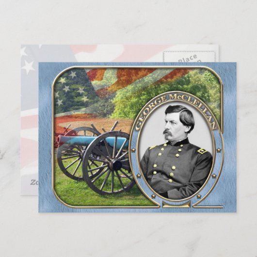 南北戦争はがき ポストカード (正面/裏面)